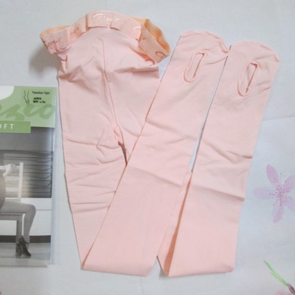 3 PAIRS of Tights Capezio New Transition Pink #1816 Size XXL - Picture 3 of 4